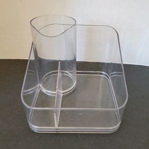 Bathroom Organizer or Desk Organizer- Clear Plastic